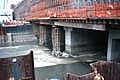 Scaffolding over the 5-Cell R.C. Box Culvert to construct superstructure