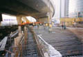 Placing concrete of the RC tunnel roof slab